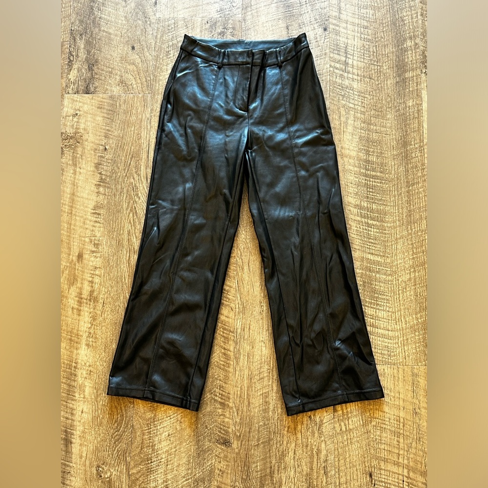 Seven for all mankind pleather pants
